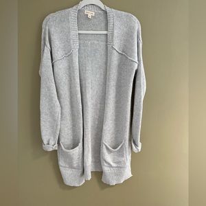 Silence + Noise Urban Outfitters Light Heather Gray Cardigan - Size XS